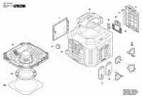 Bosch 3 601 DA4 100 Gpb 18V-5 Sc Power Radio Box 18 V / Eu Spare Parts